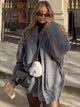 AUDRINA | CHAQUETA ABIERTA DE CORTE AMPLIO