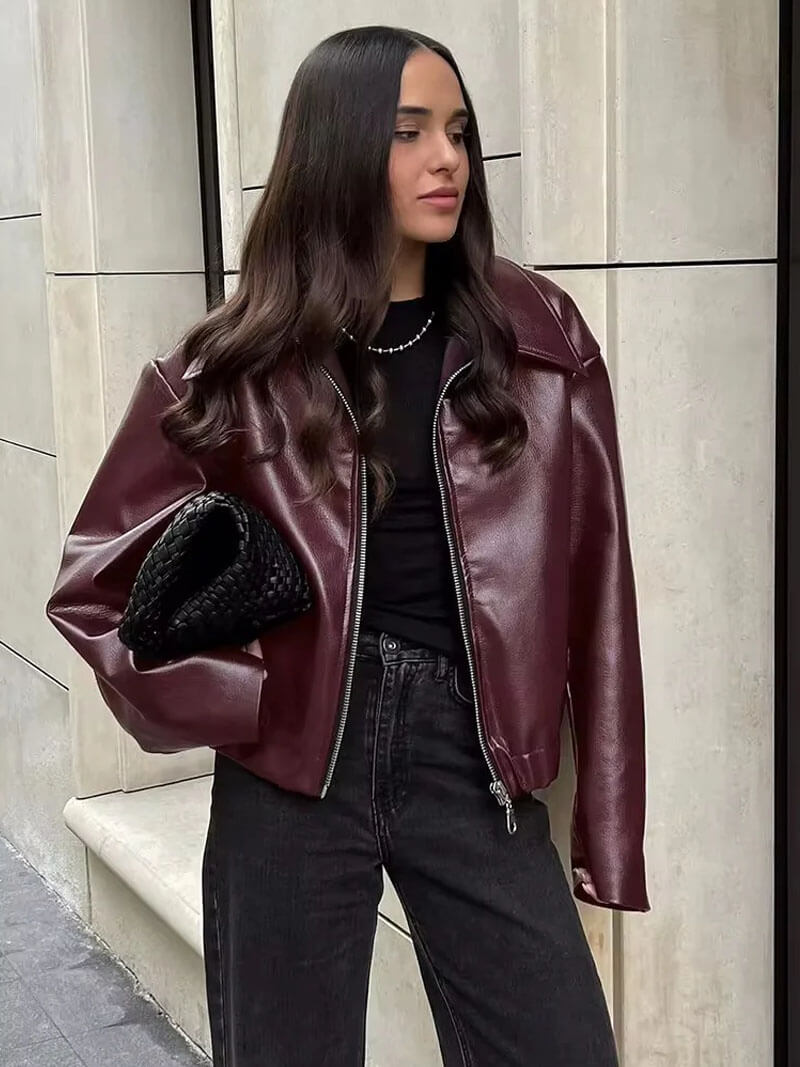 SOUMAYA | CHAQUETA DE CUERO