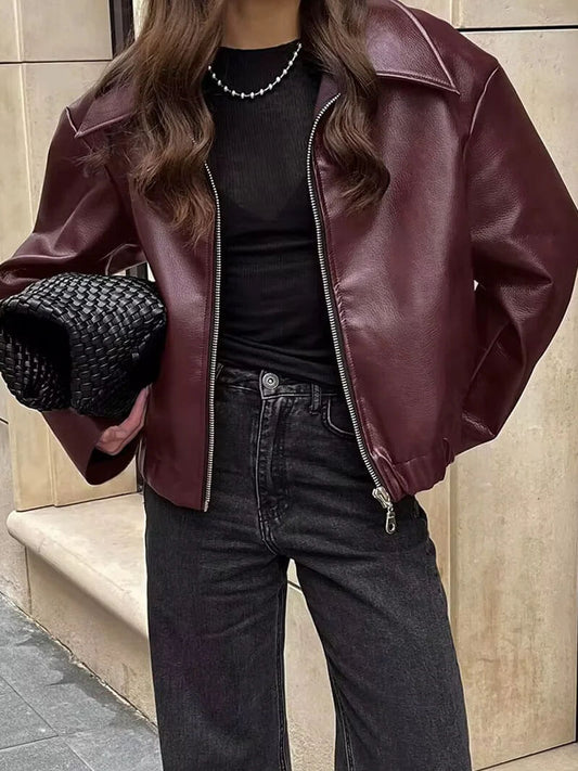 SOUMAYA | CHAQUETA DE CUERO