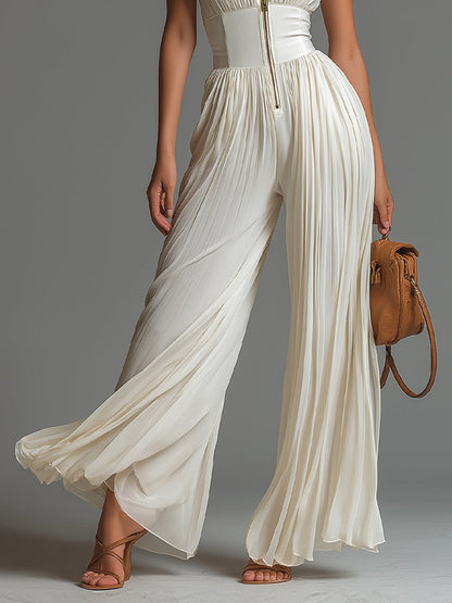 LIA | MONO BLANCO CON ESCOTE EN V