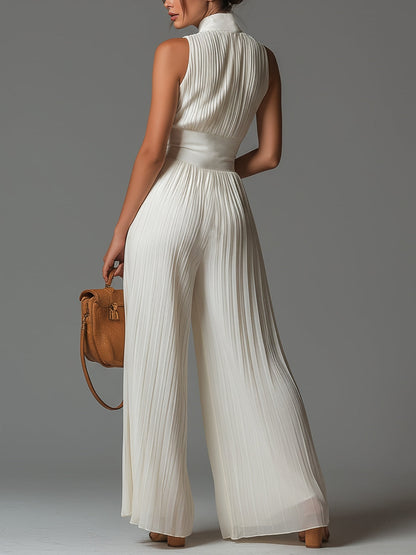 LIA | MONO BLANCO CON ESCOTE EN V