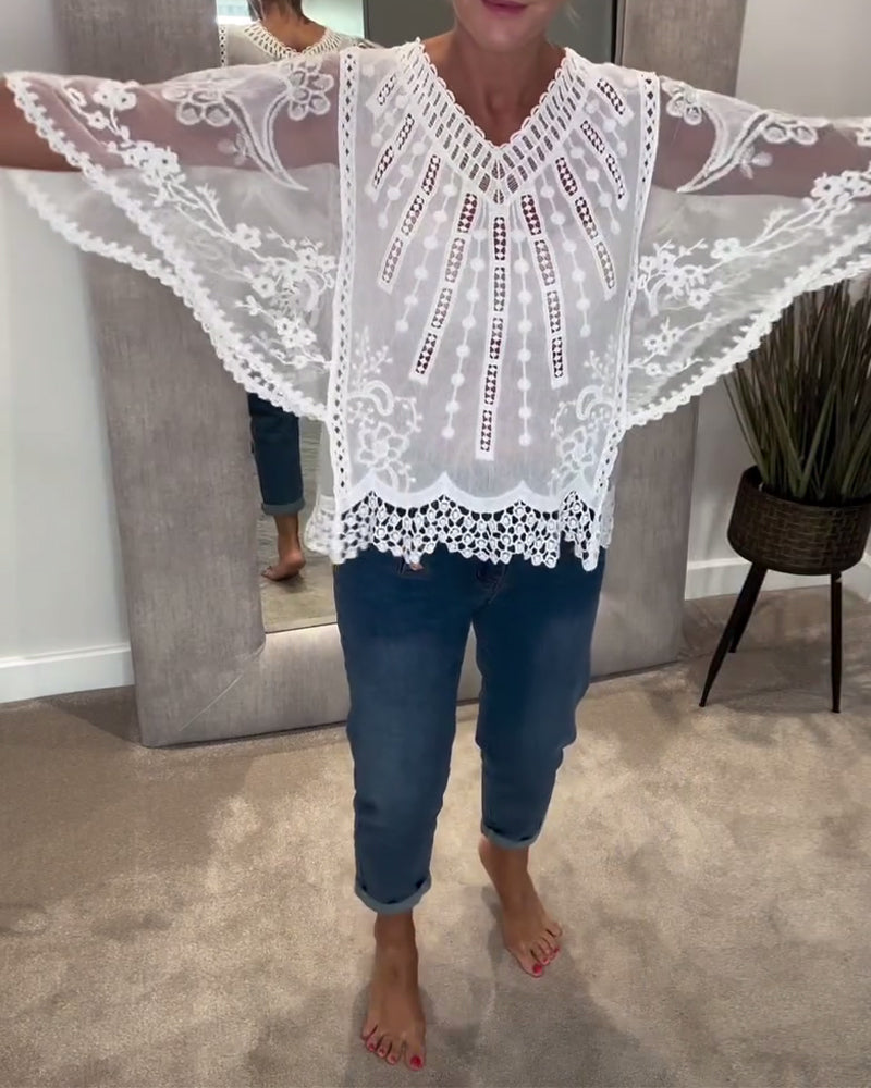 BLUSA DE V ELEGANTE