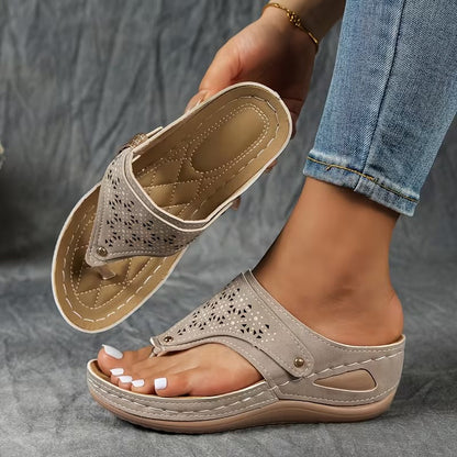 ARCHELLA | SANDALIAS CON TACÓN CÓMODO Y SOPORTE