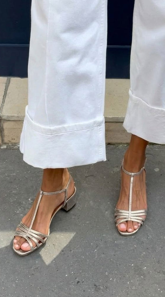 ALLEGRA™ | SANDALIAS DORADAS DE VERANO