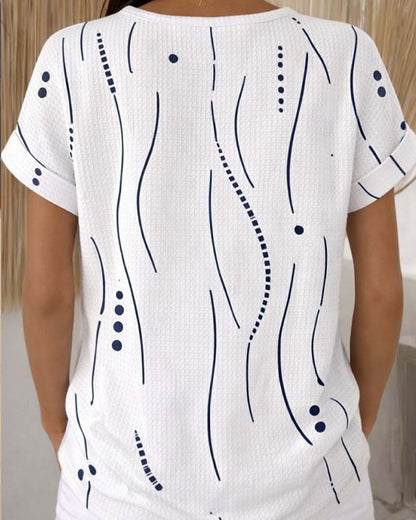 CAMISETA CUELLO REDONDO MANGA CORTA
