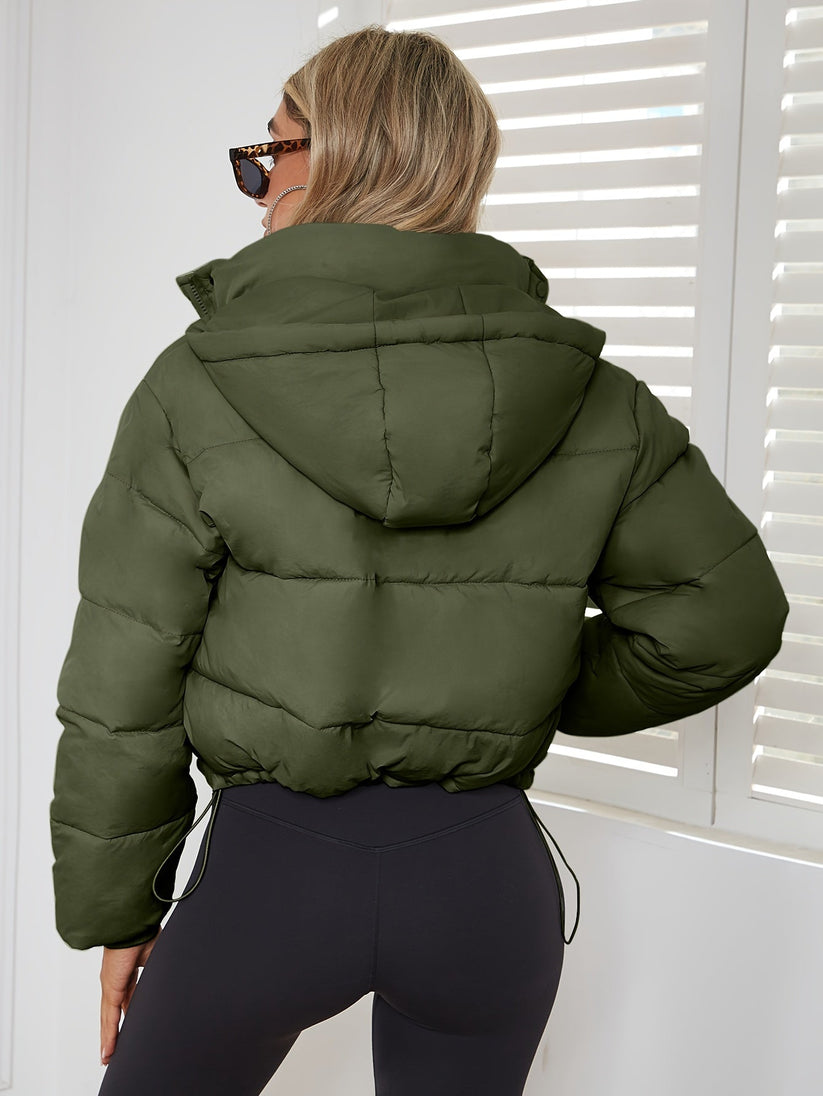 BRYONY | CHAQUETA ACOLCHADA CON CORDÓN AJUSTABLE
