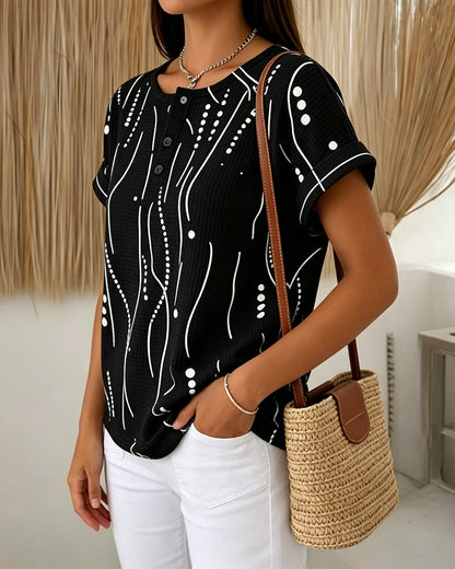 CAMISETA CUELLO REDONDO MANGA CORTA