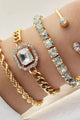 Conjunto de Pulseras con Tachuelas