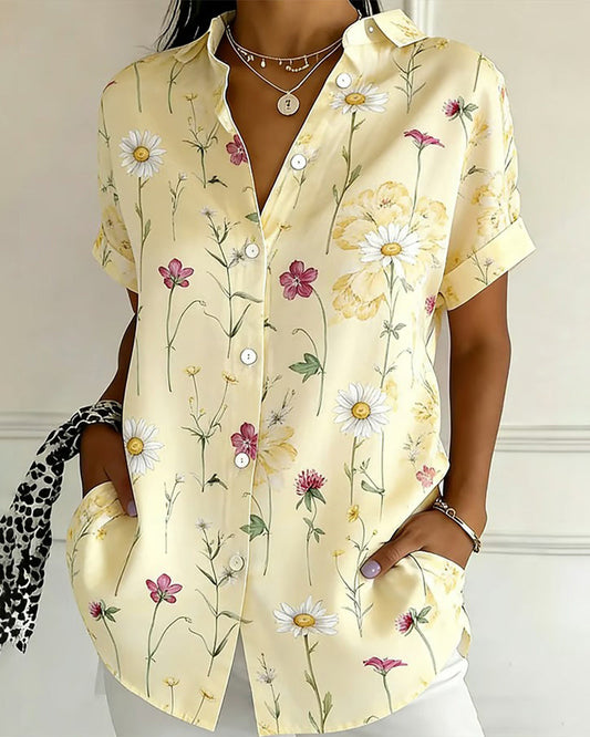 CAMISA FRESCO ESTAMPADO FLORAL