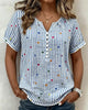 BLUSA MANGAS ABULLONADAS RAYAS CORAZÓN