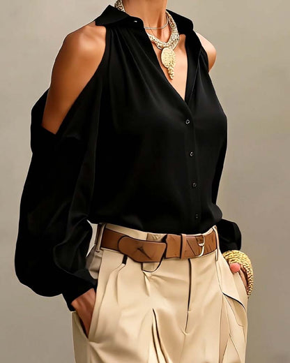 BLUSA HOMBROS DESCUBIERTOS MODERNO