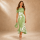 FLORA | VESTIDO MIDI FLORAL ENTALLADO