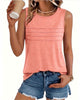 TOP DE TIRANTES LISO CUELLO DE U PLISADO