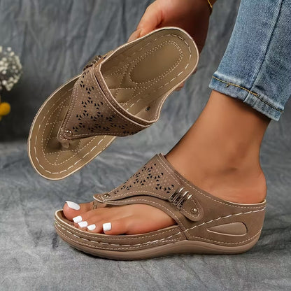 ARCHELLA | SANDALIAS CON TACÓN CÓMODO Y SOPORTE