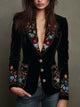APOLLINE | BLAZER BORDADO CON FLORES MULTICOLOR