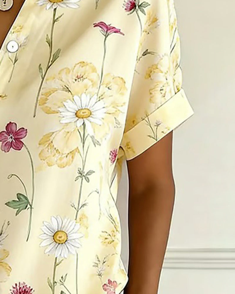 CAMISA FRESCO ESTAMPADO FLORAL