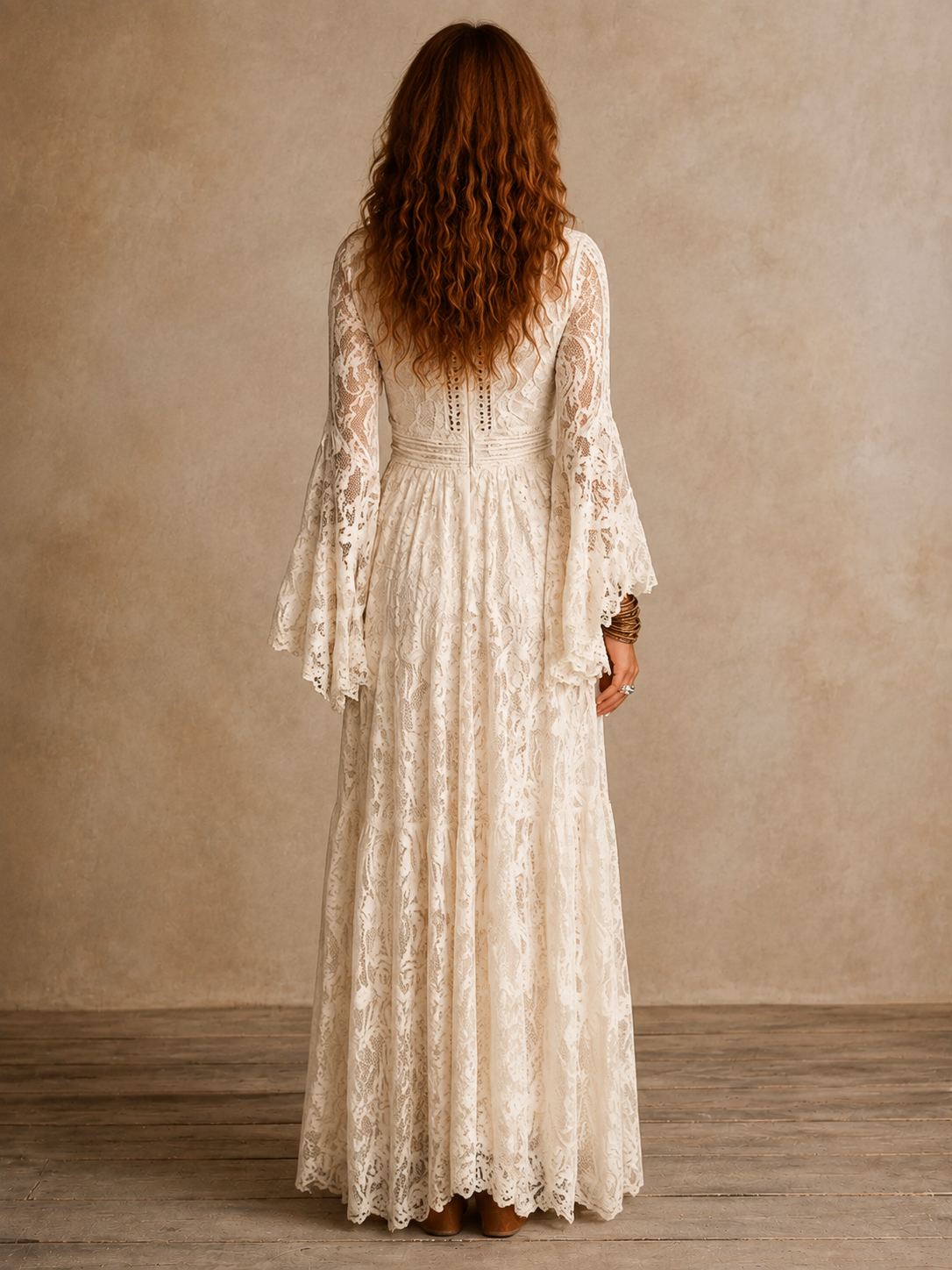 EMILY | VESTIDO LARGO DE SILUETA VINTAGE