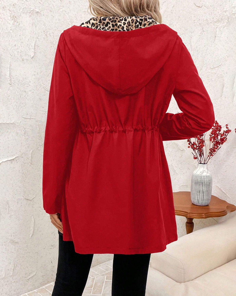 AMY | CHAQUETA REVERSIBLE CON CAPUCHA