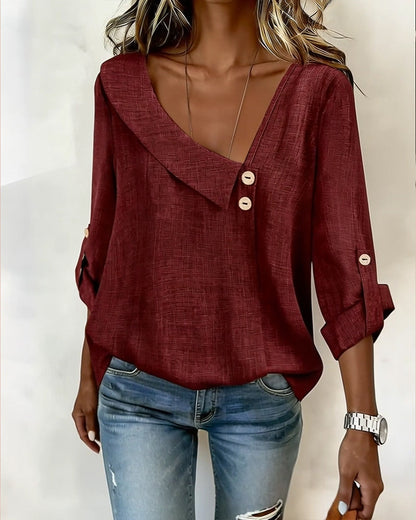 TOP COLOR LISO ESCOTE ASIMÉTRICA