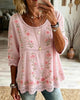 BLUSA FLORAL ENCAJE BABYDOLL