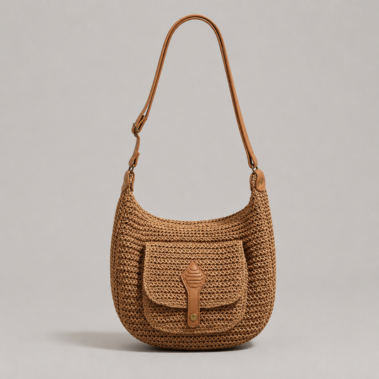 CHIARA | BOLSO DE HOMBRO TRENZADO PARA EL DÍA A DÍA - MARRÓN