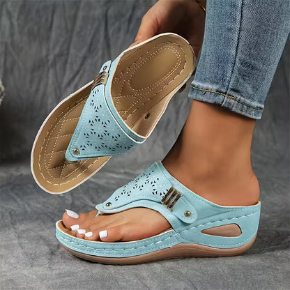 ARCHELLA | SANDALIAS CON TACÓN CÓMODO Y SOPORTE