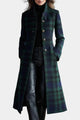 MARY | ABRIGO DE CUADROS ENTALLADO