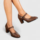 BRIGITTE | ZAPATOS MERCEDITAS CON TACÓN BLOQUE