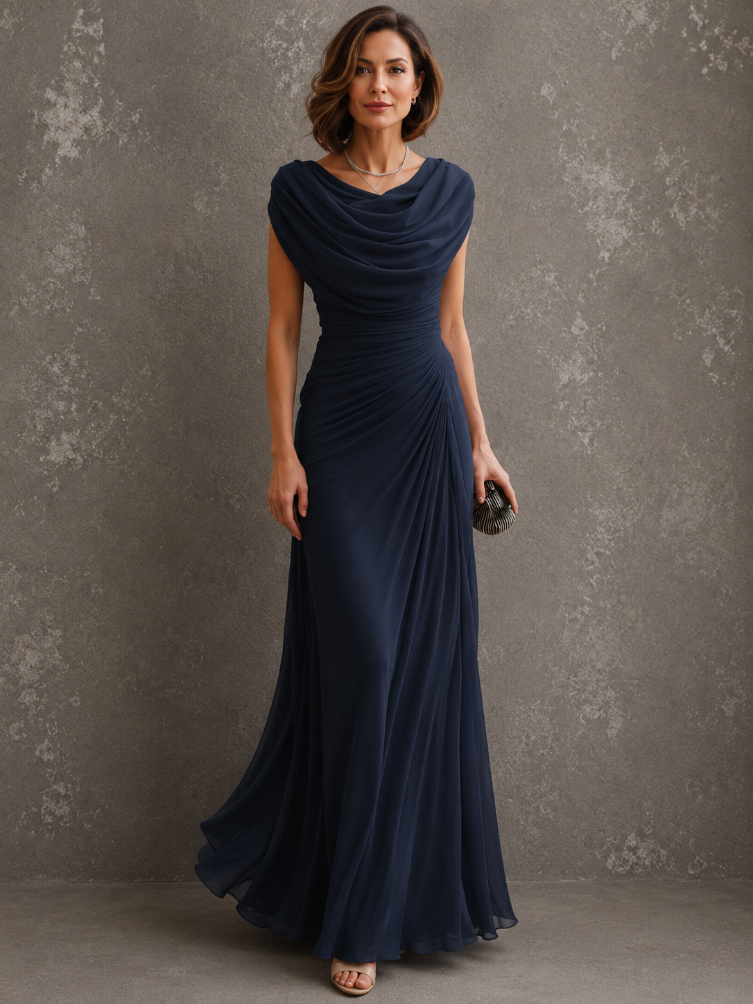 VESTIDO AURORA LARGO ELEGANTE