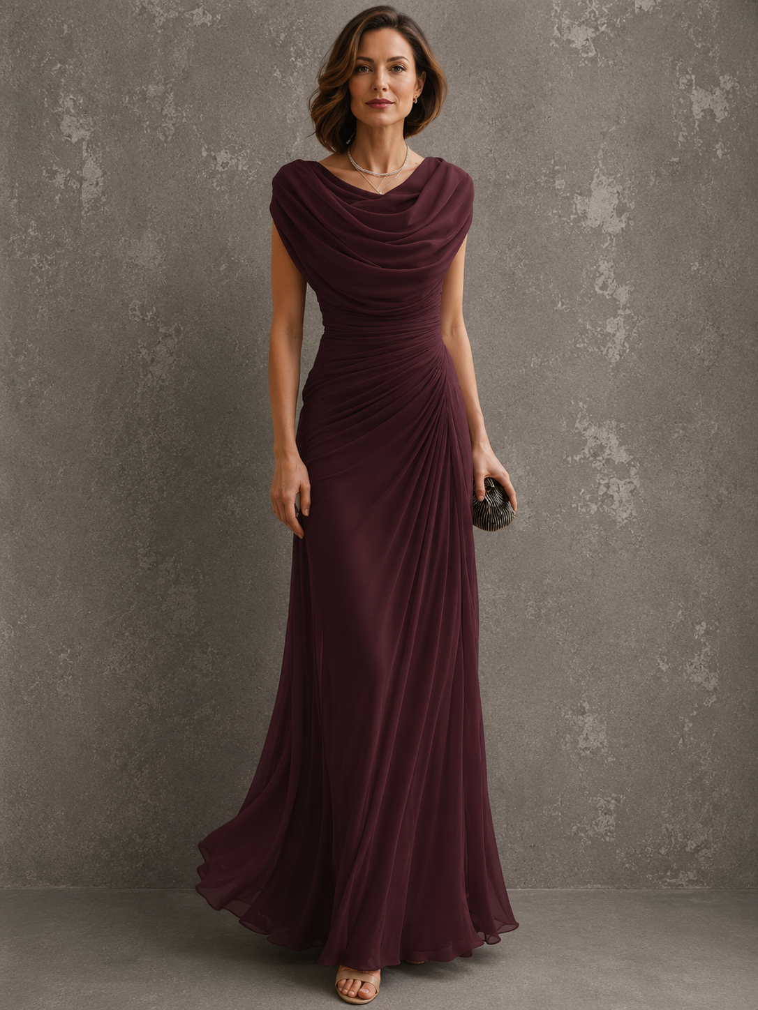 VESTIDO AURORA LARGO ELEGANTE