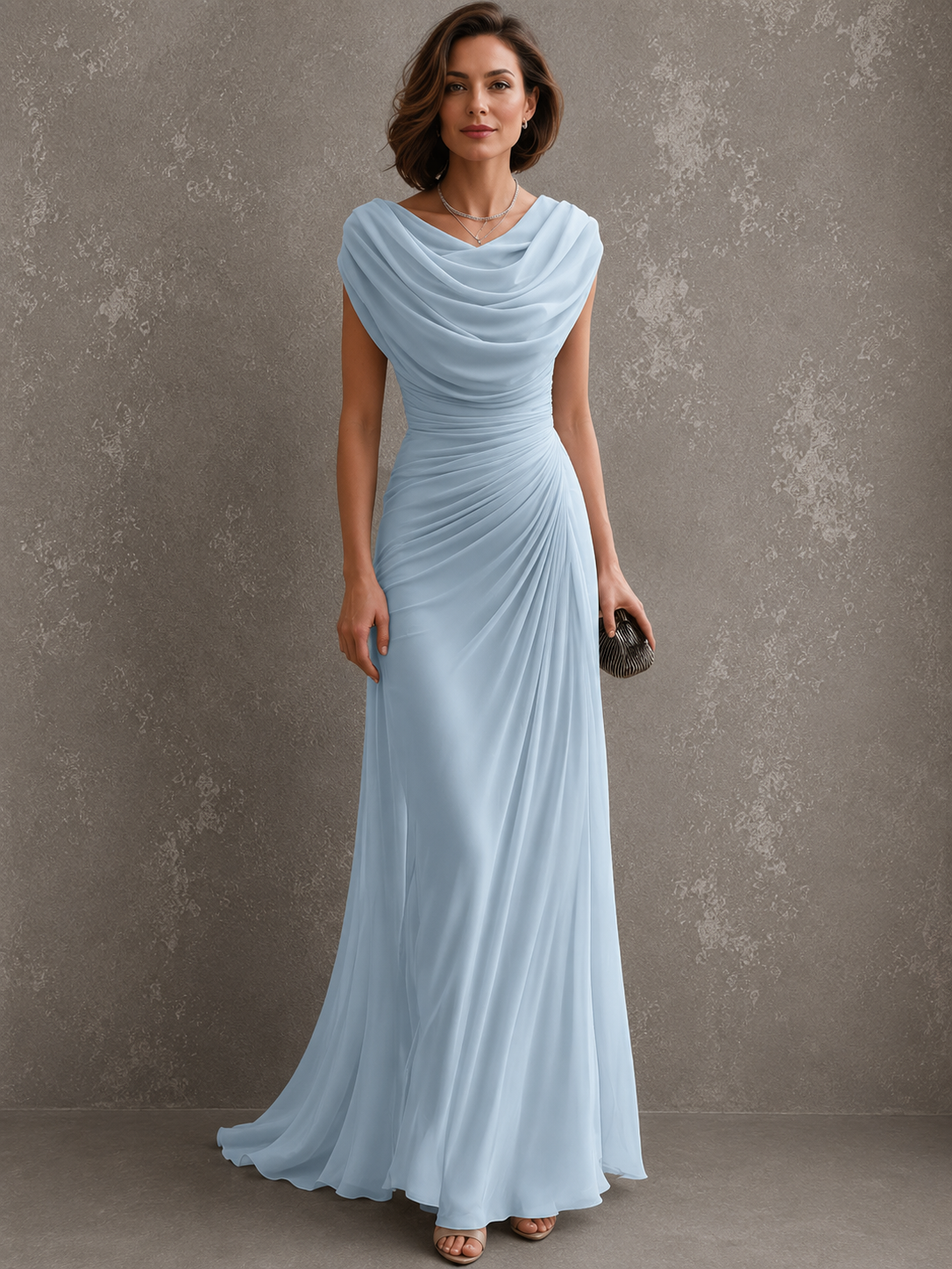 VESTIDO AURORA LARGO ELEGANTE