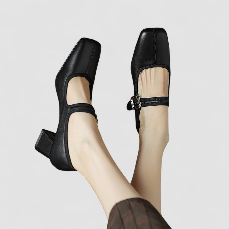 CATHERINE | ZAPATOS MERCEDITAS ELEGANTES CON TACÓN