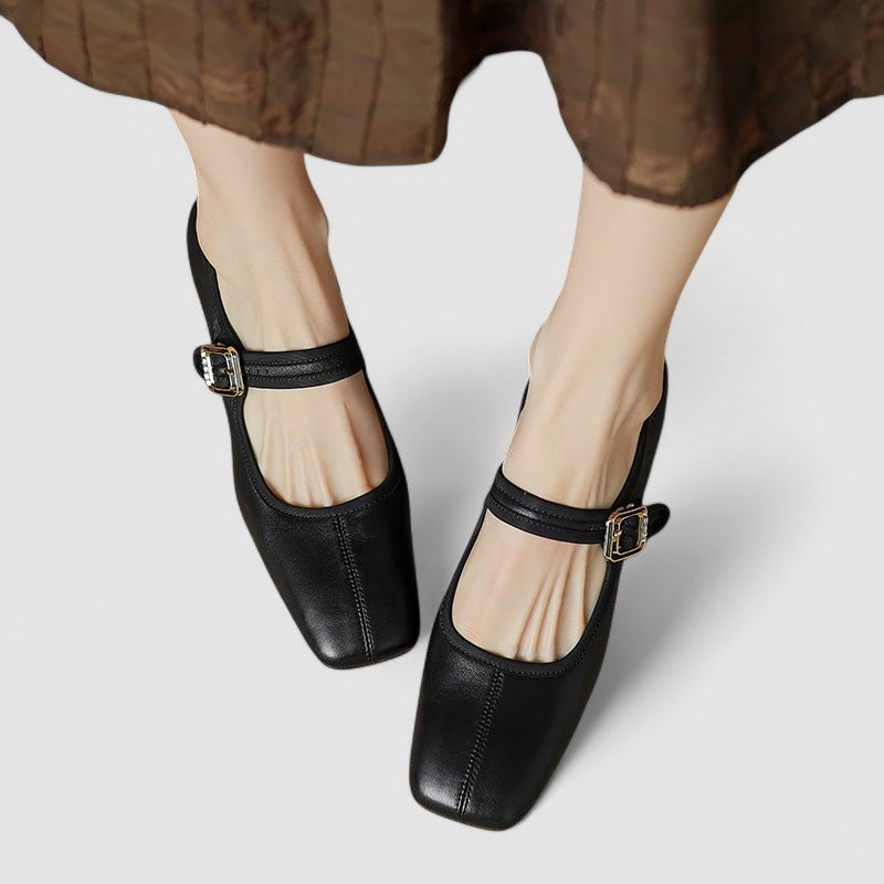 CATHERINE | ZAPATOS MERCEDITAS ELEGANTES CON TACÓN