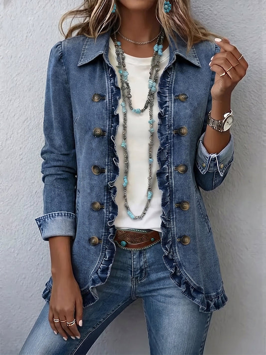 ROSARIO | CHAQUETA CON VOLANTES