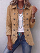 COVADONGA | CHAQUETA ESTAMPADO RELIEVE CON VOLANTES