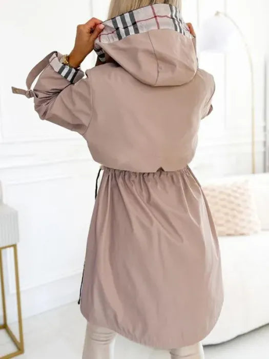 ORLA | ABRIGO CON CREMALLERA IMPERMEABLE Y CORTAVIENTO